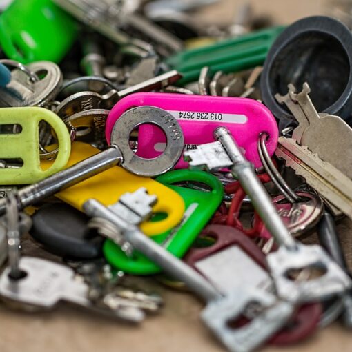 Keys in a bowl