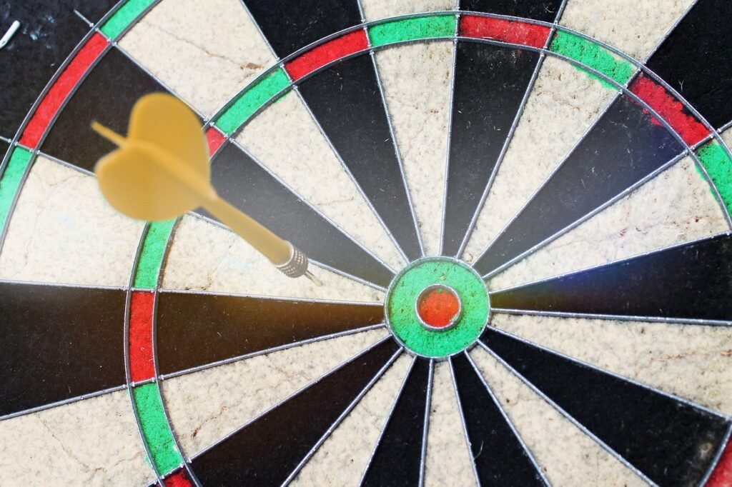 dart misses target