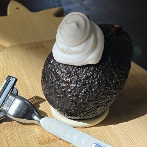 Manscaped Avocado with Shaving cream and Razor