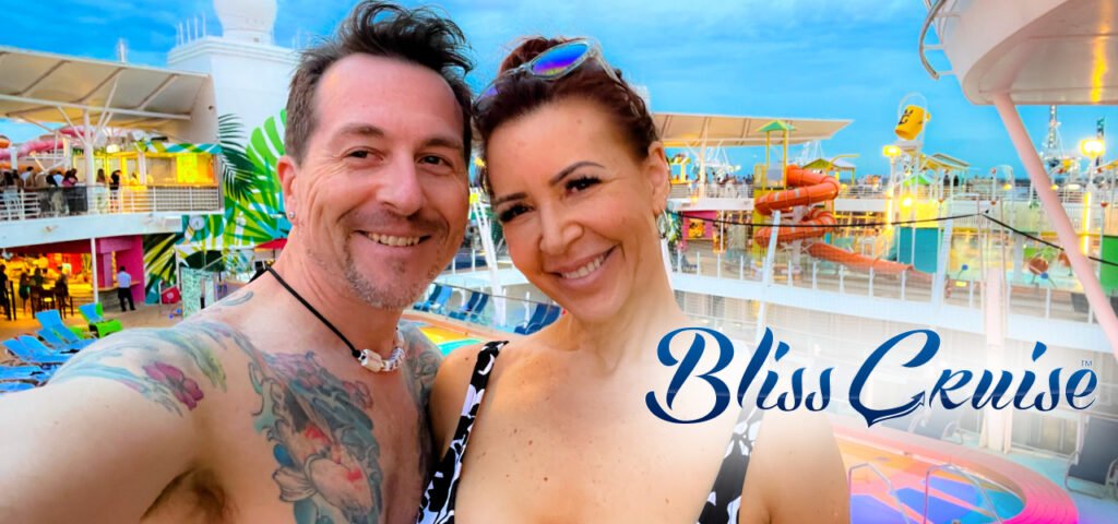 Ed and Phoebe on Bliss Cruise in Bikini