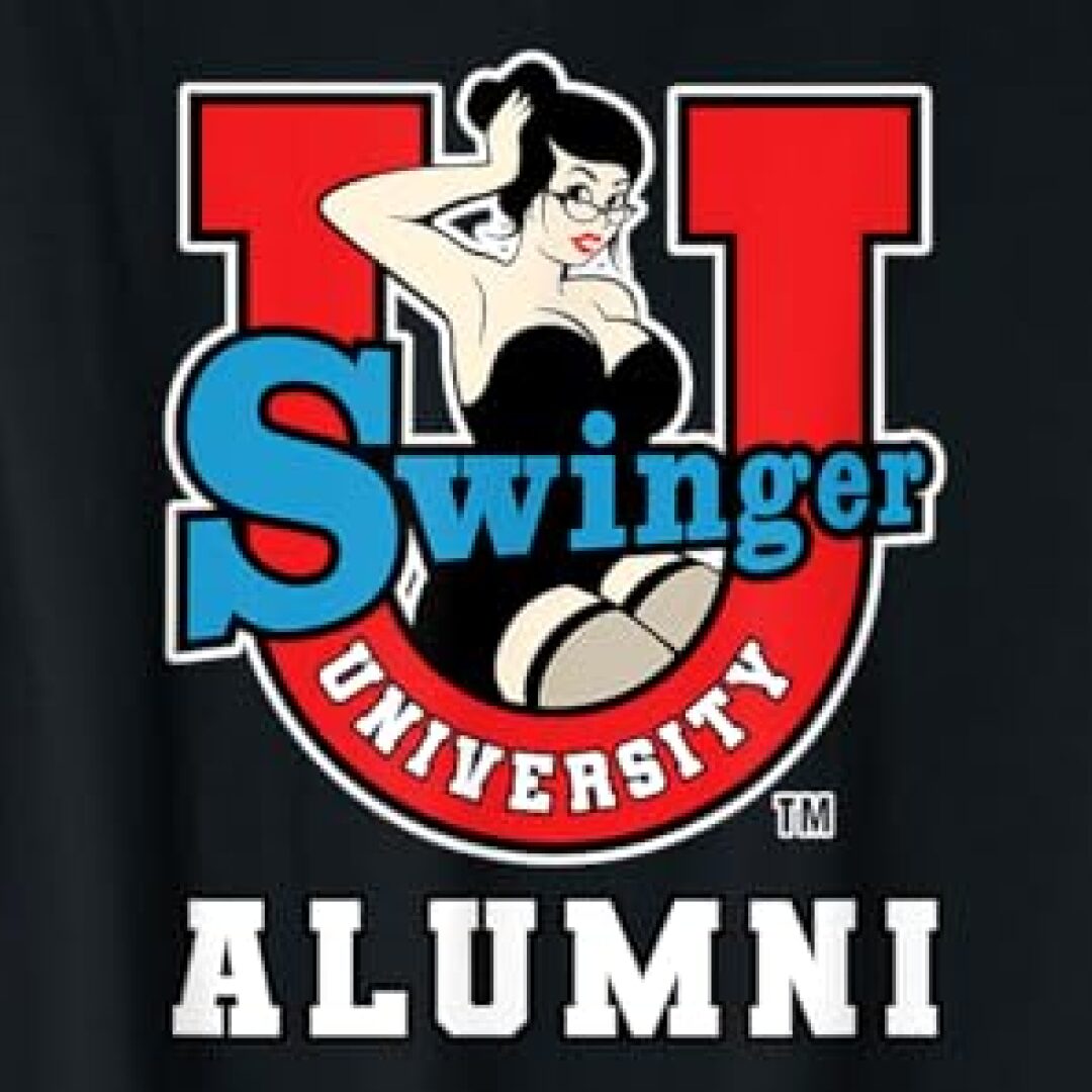 Swinger University tshirt Logo Alumni