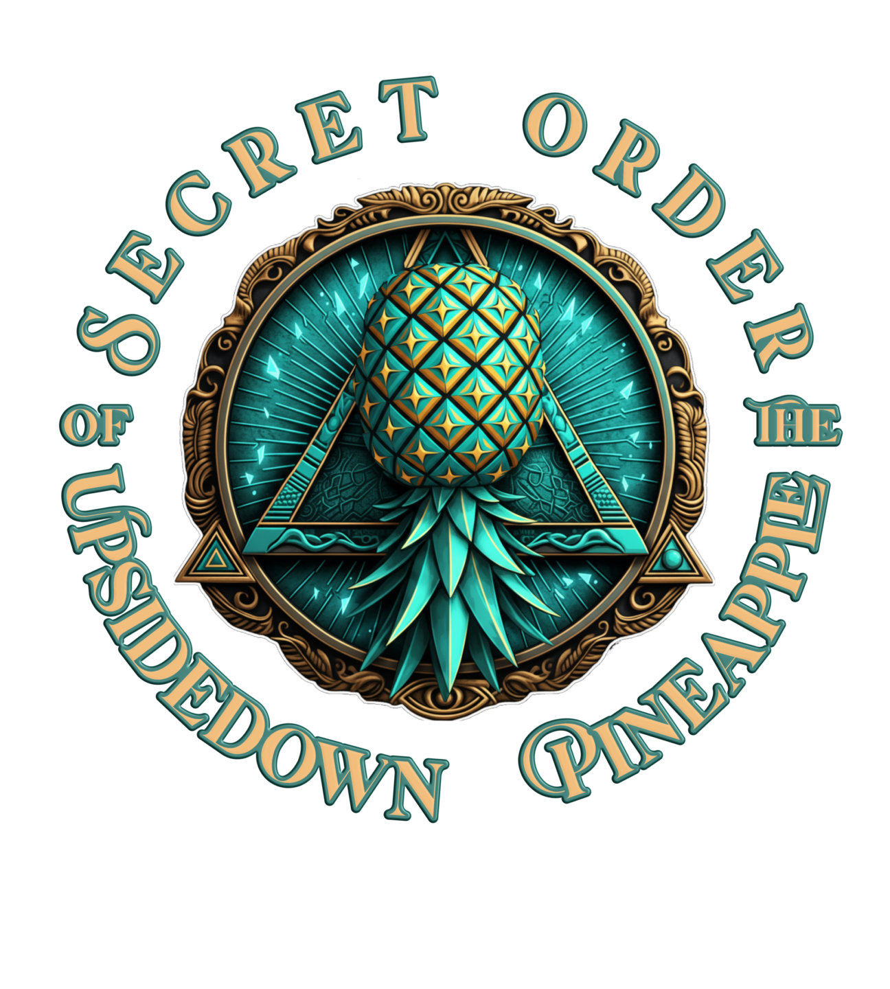 Seal of the pineapple copper